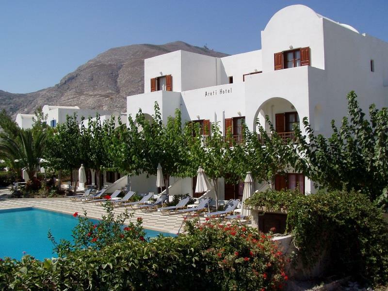 Areti Hotel Kamári Exterior foto